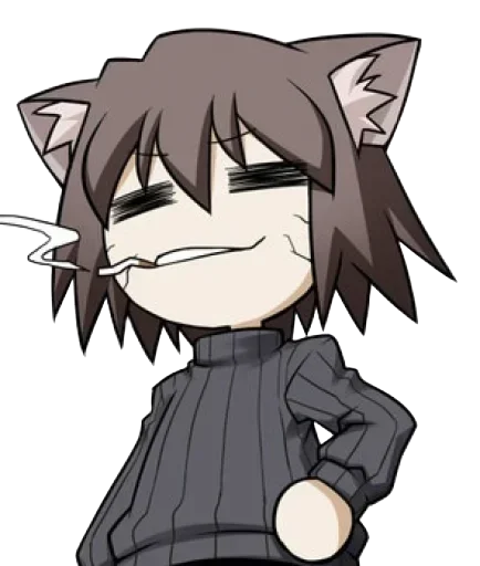 🐱 Стикер «NEKO Ton» для Telegram
