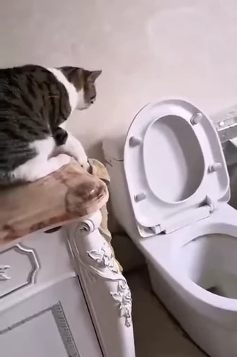 🚽 Стикер «ねこぱら» для Telegram