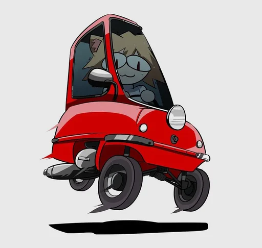 🚗 Стикер «Neko Ark» для Telegram