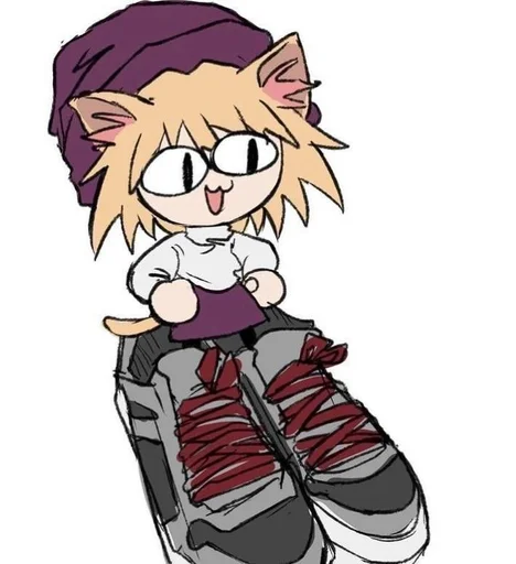 👟 Стикер «Neko Ark» для Telegram