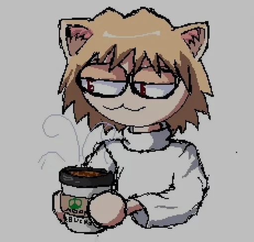 ☕ Стикер «Neko Ark» для Telegram