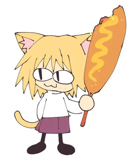 🌭 Стикер «Neko Ark» для Telegram