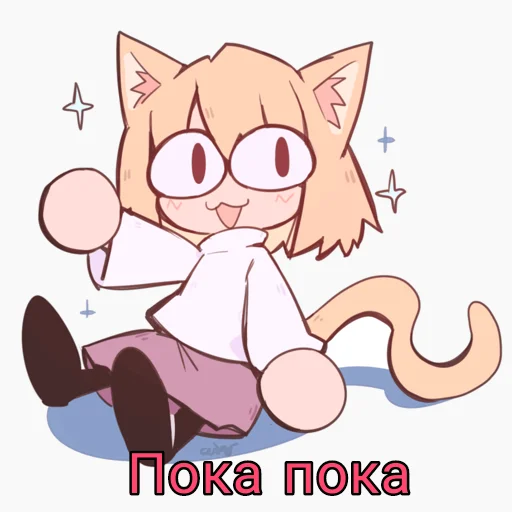 👋 Стикер «НекоАрк» для Telegram