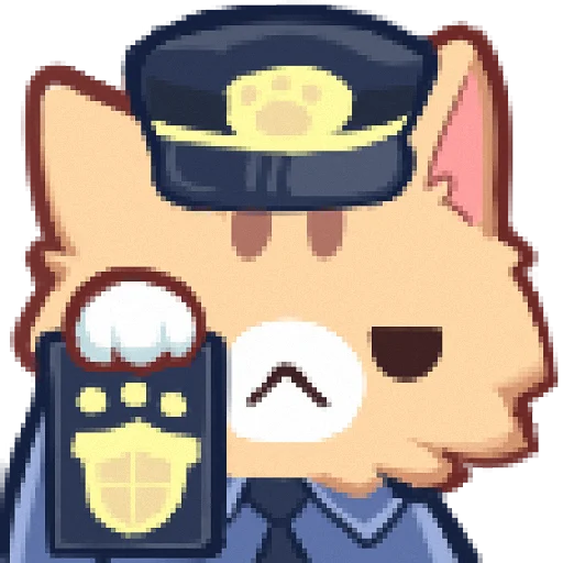 👮‍♂️ Стикер «Neko&;s emotes» для Telegram