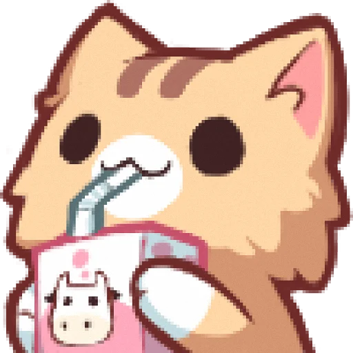 Стикерпак Neko&amp;;s emotes для Telegram — скачать