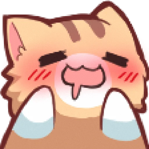🤤 Стикер «Neko&;s emotes» для Telegram