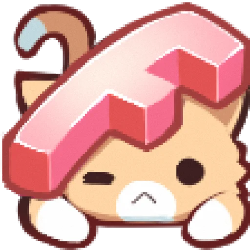 😨 Стикер «Neko&;s emotes» для Telegram