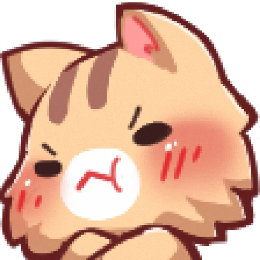 🙅‍♀️ Стикер «Neko&;s emotes» для Telegram