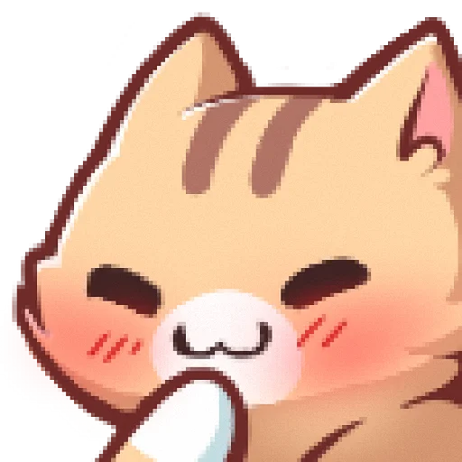 ☺️ Стикер «Neko&;s emotes» для Telegram