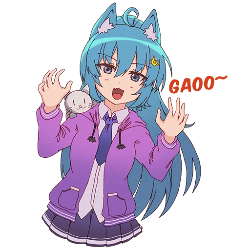 😝 Стикер «Eclipse-Chanᴺᵉᵏᵒᶠᶦᵉᵈ» для Telegram