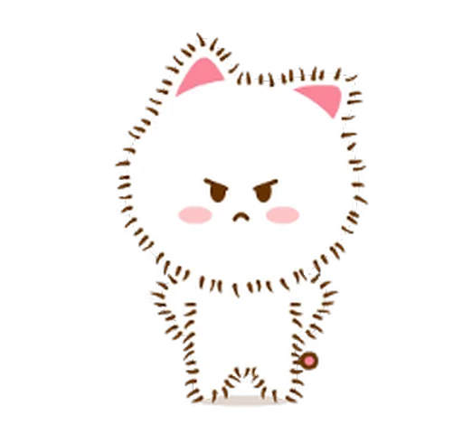 😡 Стикер «Neko & Goya» для Telegram