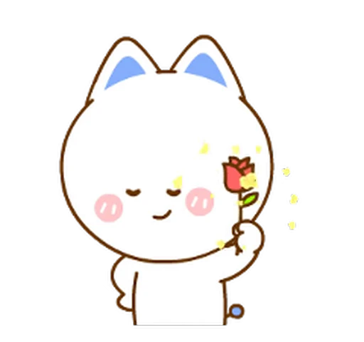 🌹 Стикер «Neko & Goya» для Telegram