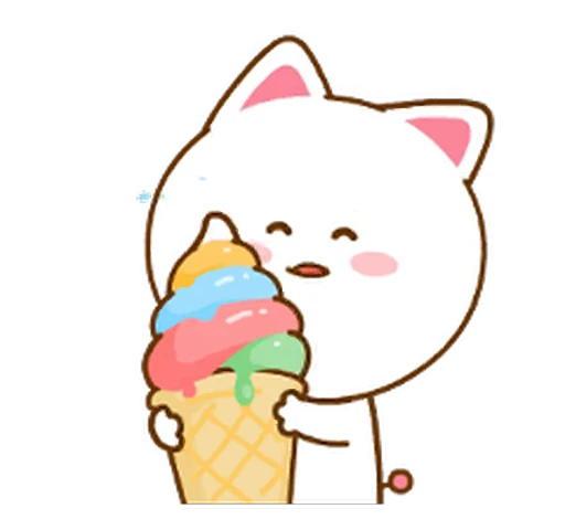 🍦 Стикер «Neko & Goya» для Telegram