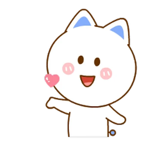 😘 Стикер «Neko & Goya» для Telegram