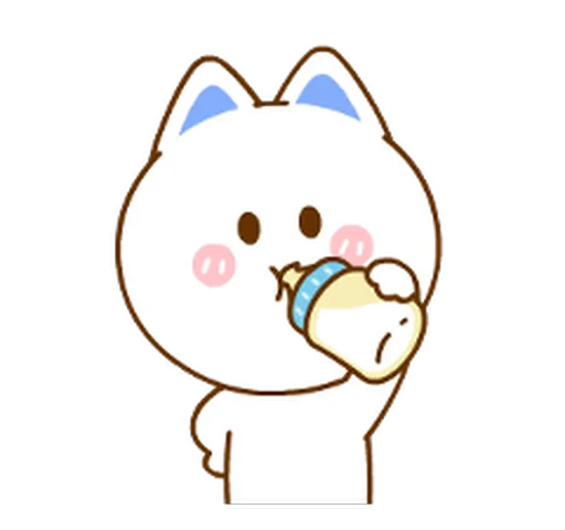 🍼 Стикер «Neko & Goya» для Telegram