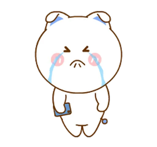 😭 Стикер «Neko & Goya» для Telegram