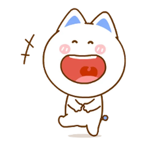 🤣 Стикер «Neko & Goya» для Telegram