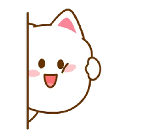 👀 Стикер «Neko & Goya» для Telegram