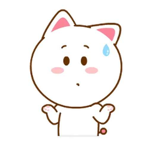 🤷‍♂️ Стикер «Neko & Goya» для Telegram