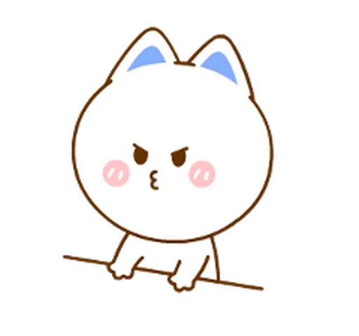 😠 Стикер «Neko & Goya» для Telegram