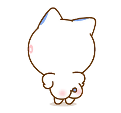 🍑 Стикер «Neko & Goya» для Telegram