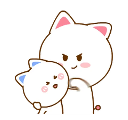 👊 Стикер «Neko & Goya» для Telegram