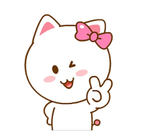 ✌️ Стикер «Neko & Goya» для Telegram