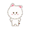 Стикер 50 Neko Goya