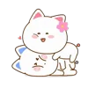 Стикер 21 Neko Goya