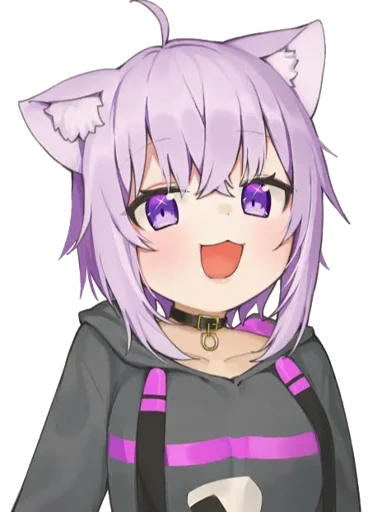 😍 Стикер «Nekomata Okayu» для Telegram