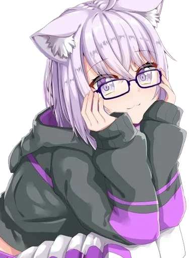 😍 Стикер «Nekomata Okayu» для Telegram
