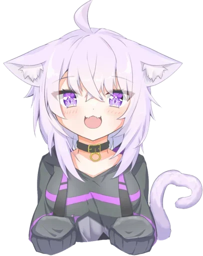 😍 Стикер «Nekomata Okayu» для Telegram