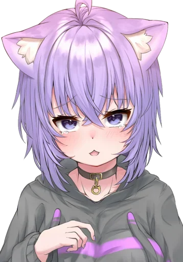 😍 Стикер «Nekomata Okayu» для Telegram
