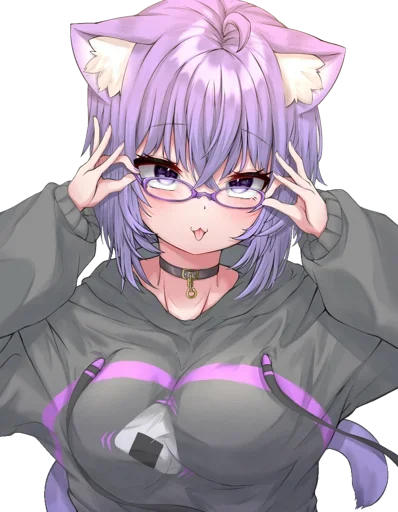 😍 Стикер «Nekomata Okayu» для Telegram