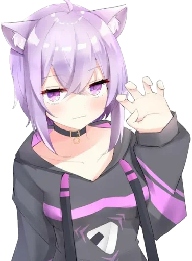 😍 Стикер «Nekomata Okayu» для Telegram