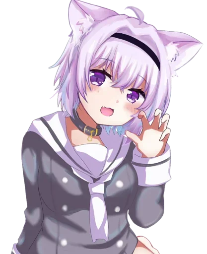 😍 Стикер «Nekomata Okayu» для Telegram