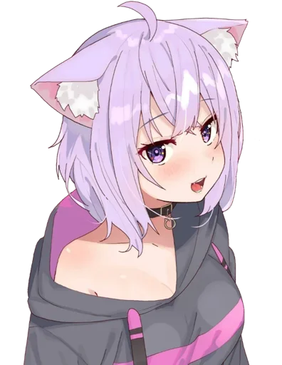 😍 Стикер «Nekomata Okayu» для Telegram