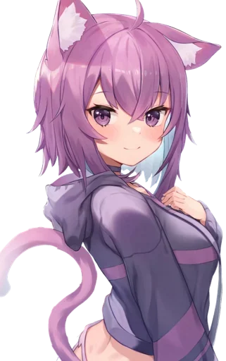 😍 Стикер «Nekomata Okayu» для Telegram