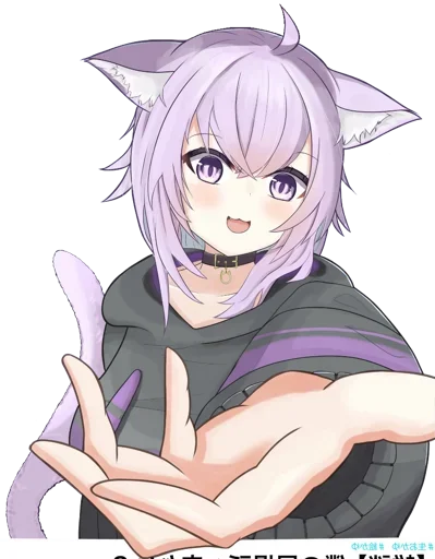 😍 Стикер «Nekomata Okayu» для Telegram