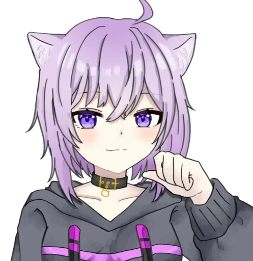 😍 Стикер «Nekomata Okayu» для Telegram
