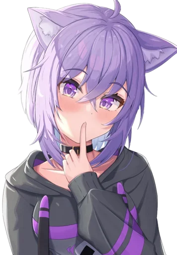 😍 Стикер «Nekomata Okayu» для Telegram