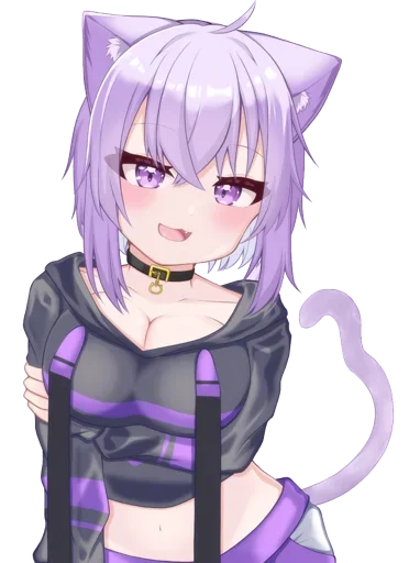 😍 Стикер «Nekomata Okayu» для Telegram