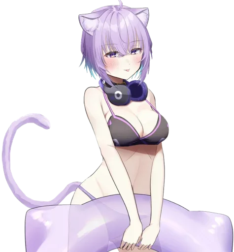 😍 Стикер «Nekomata Okayu» для Telegram