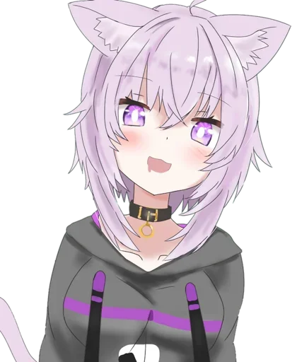 😍 Стикер «Nekomata Okayu» для Telegram