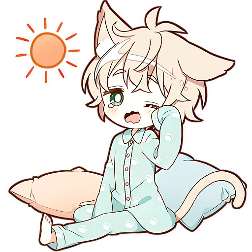 ☀️ Стикер «Некомими» для Telegram
