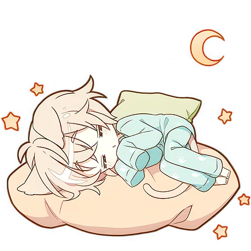 🌛 Стикер «Некомими» для Telegram