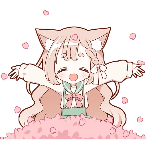 🌸 Стикер «Весенние Некомими» для Telegram