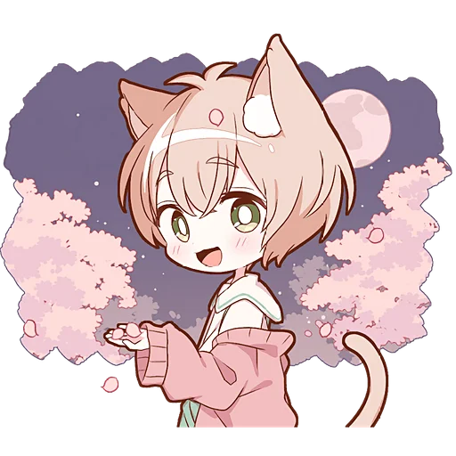 🌸 Стикер «Весенние Некомими» для Telegram