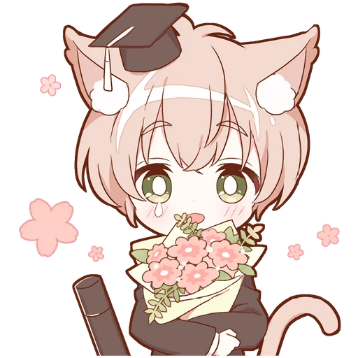 💐 Стикер «Весенние Некомими» для Telegram