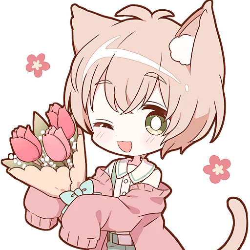 💐 Стикер «Весенние Некомими» для Telegram